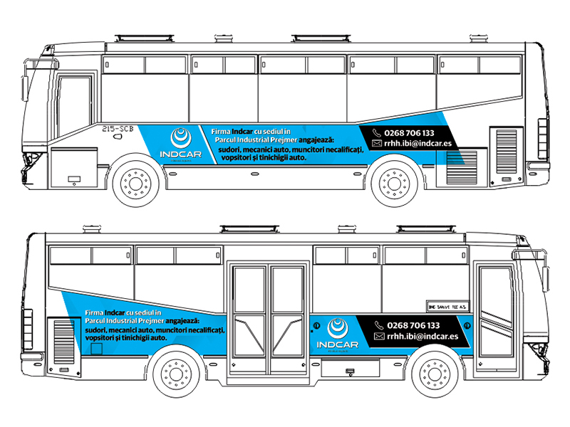 Concept Reclama Autobuz Indcar